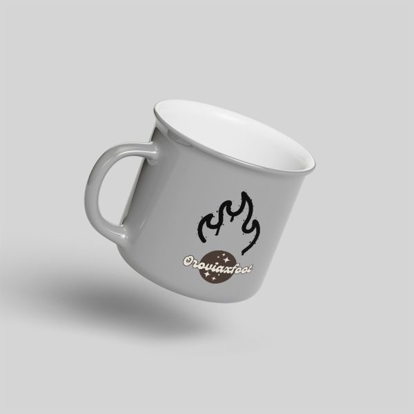 Graffiti Theme Ceramic Mug - Fire