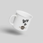 Hand-Painted Themed Mug - Love